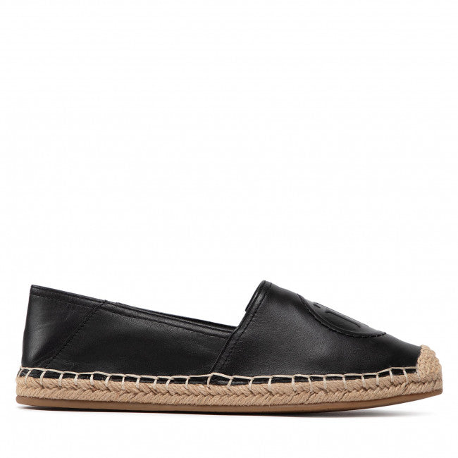 TH LOGO LEATHER ESPADRILLE