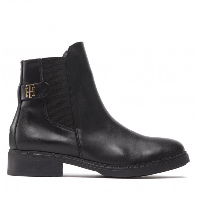 TH LEATHER FLAT BOOT