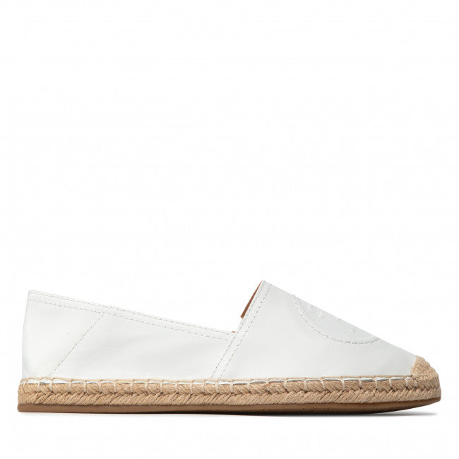 TH LOGO LEATHER ESPADRILLE