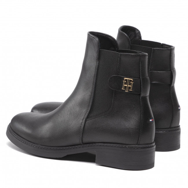 TH LEATHER FLAT BOOT