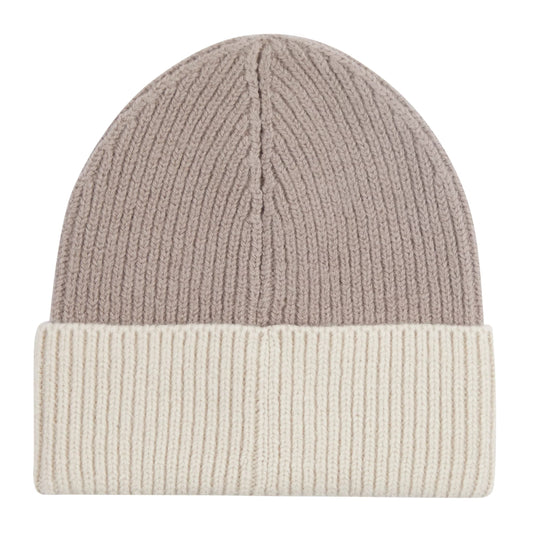 CK METAL TWO-TONE CHUNKY BEANIE