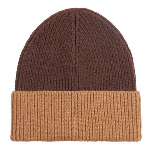 CK METAL TWO-TONE CHUNKY BEANIE