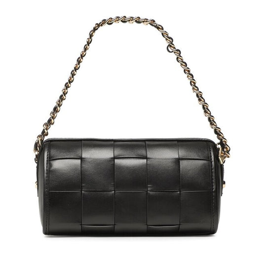 JET SET - Small Woven Leather Crossbody Bag