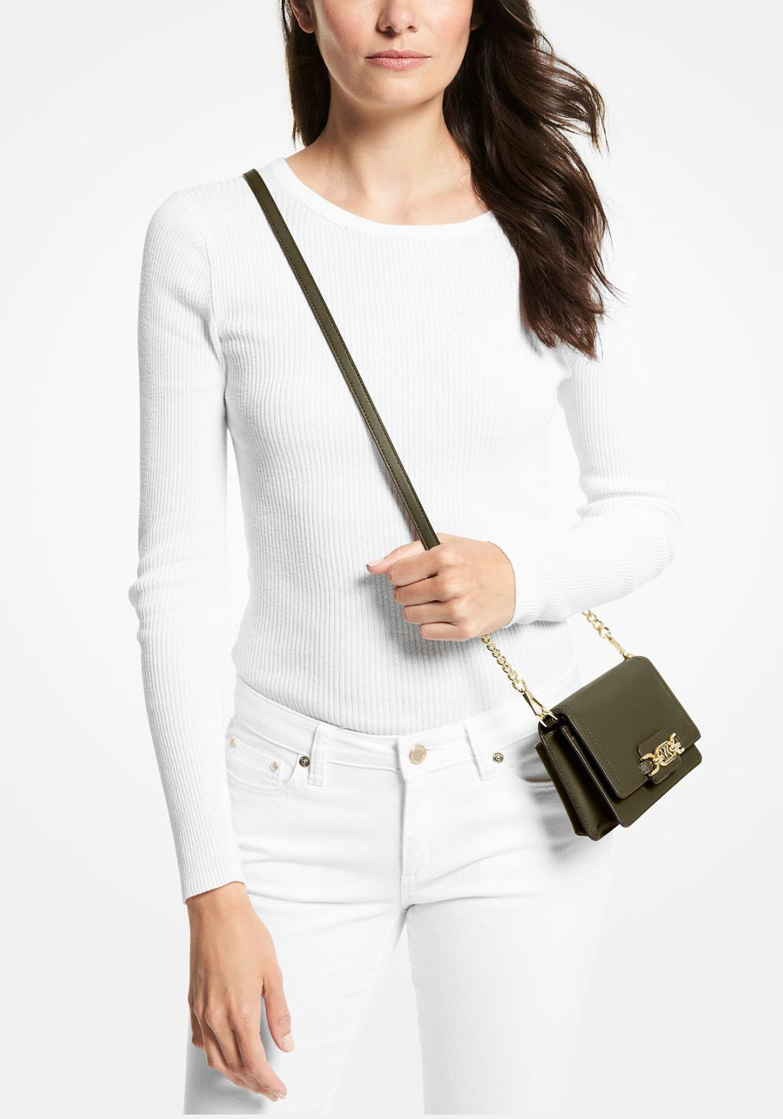 HEATHER - Small Phone Chain Crossbody Bag
