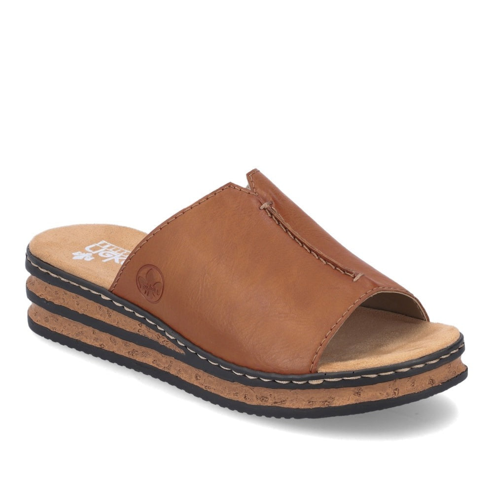 Pantolette Big Strap Wedge