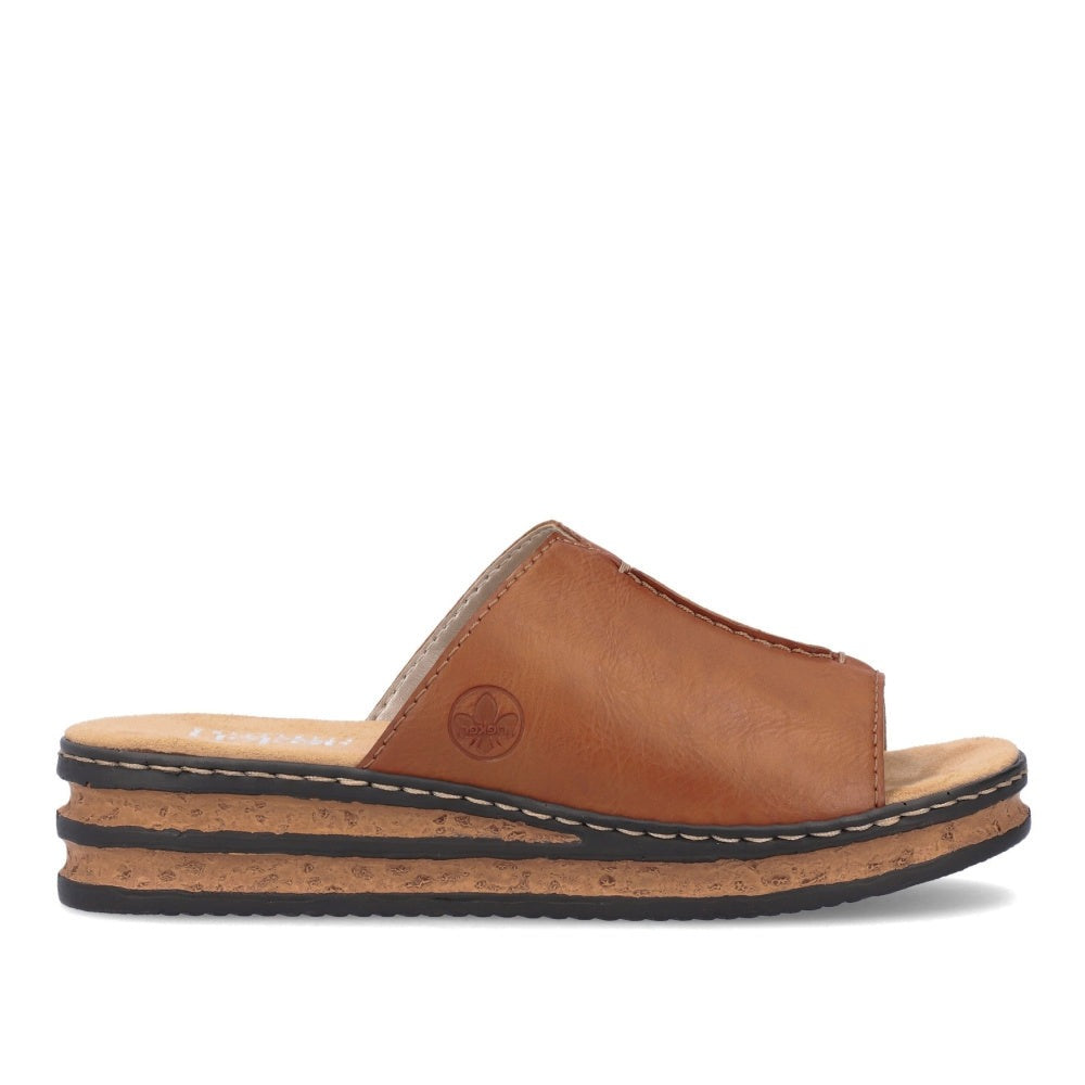 Pantolette Big Strap Wedge