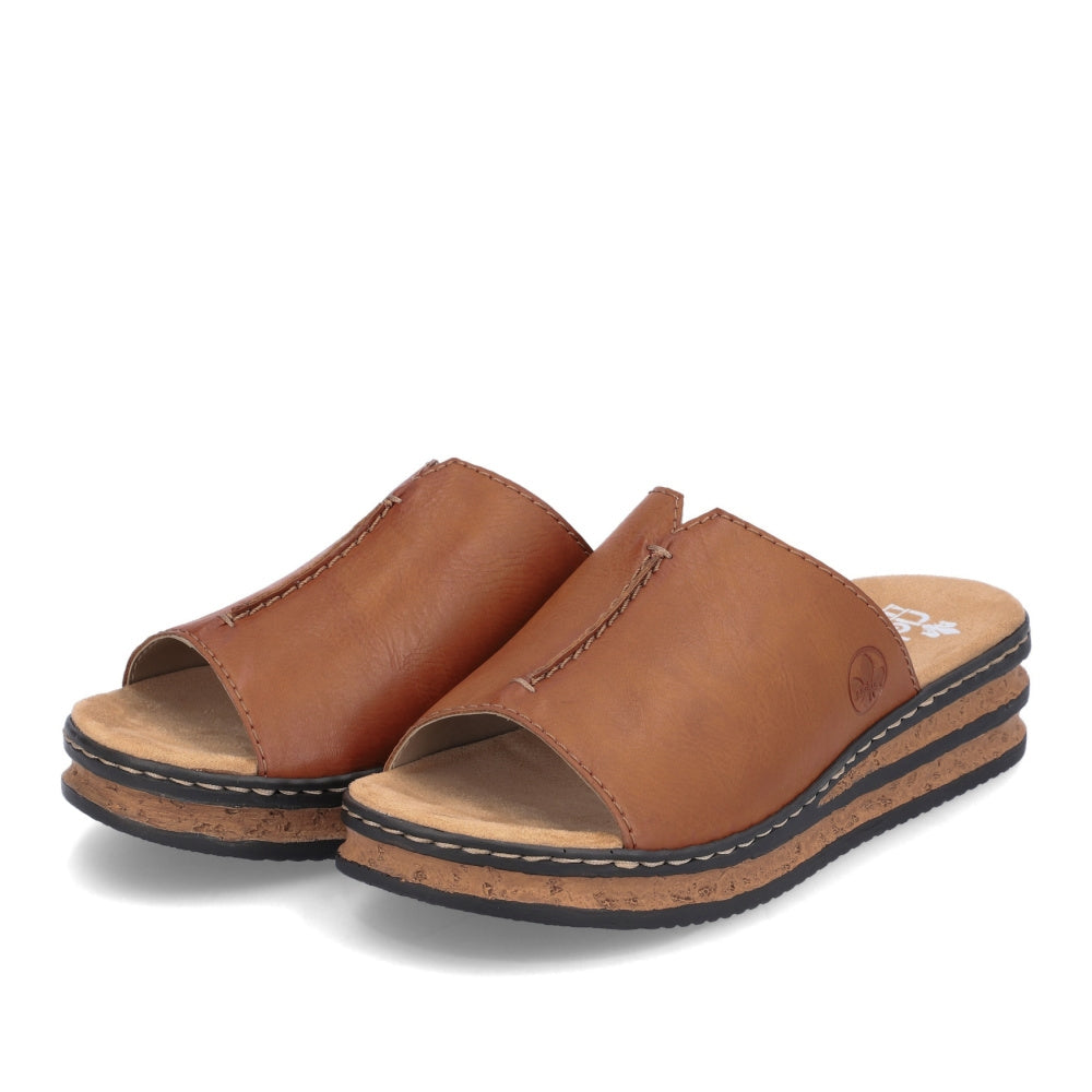 Pantolette Big Strap Wedge