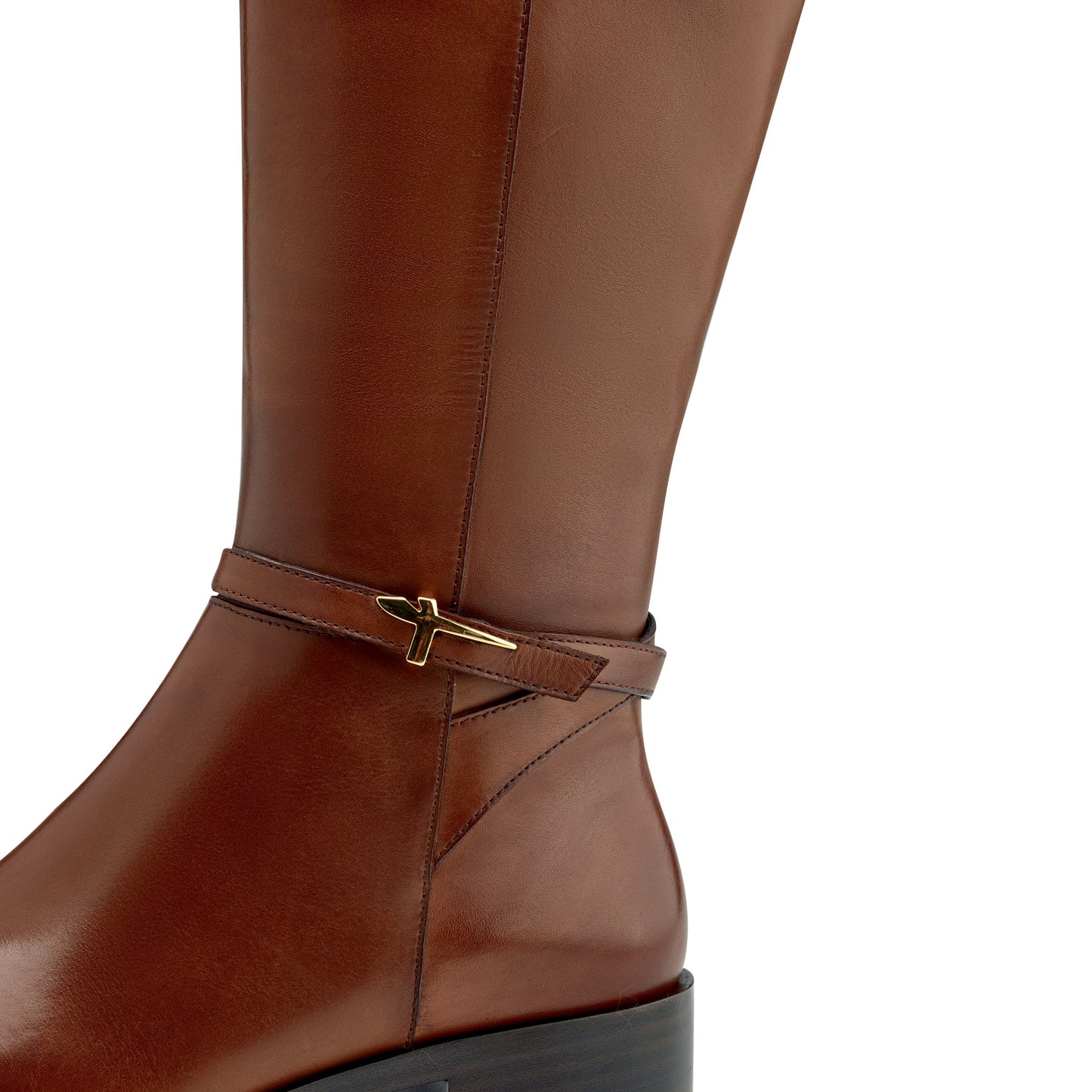 Knee-High Leather Boots