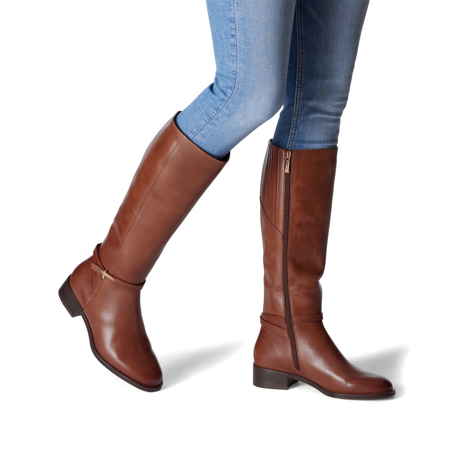 Knee-High Leather Boots