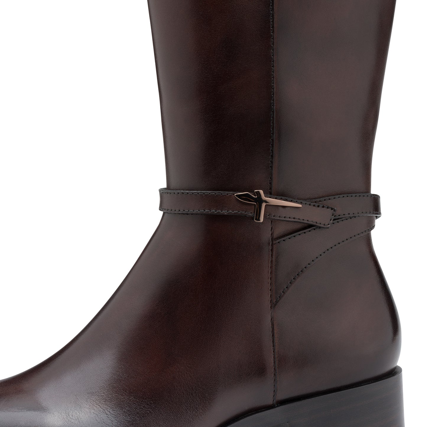 Knee-High Leather Boots