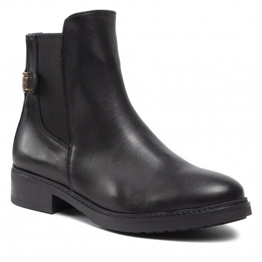 TH LEATHER FLAT BOOT