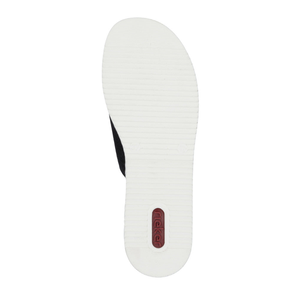 Pantolette Flower Big Strap Wedge