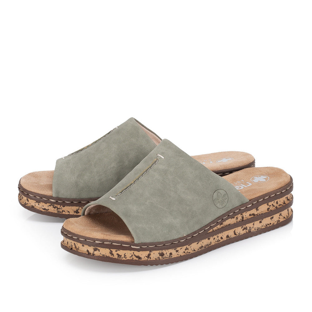 Pantolette Big Strap Wedge