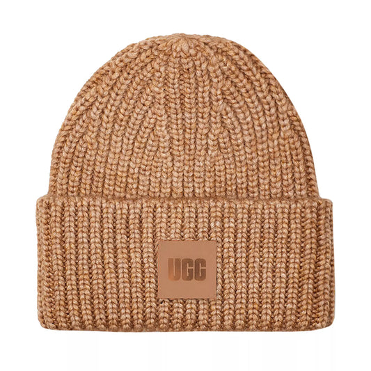 W Chunky Rib Beanie