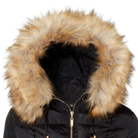 Trim Collar Subway - Faux Fur