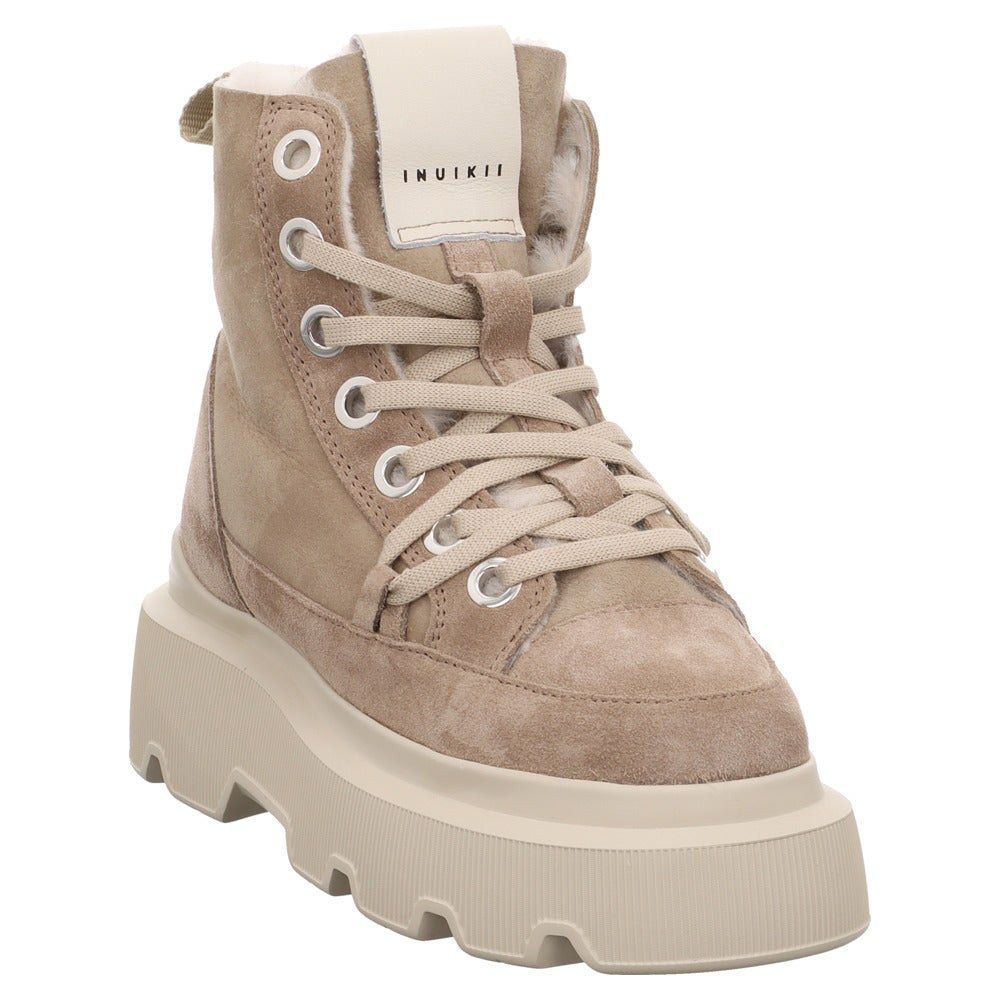 MATILDA SHEARLING HIGH SNEAKER