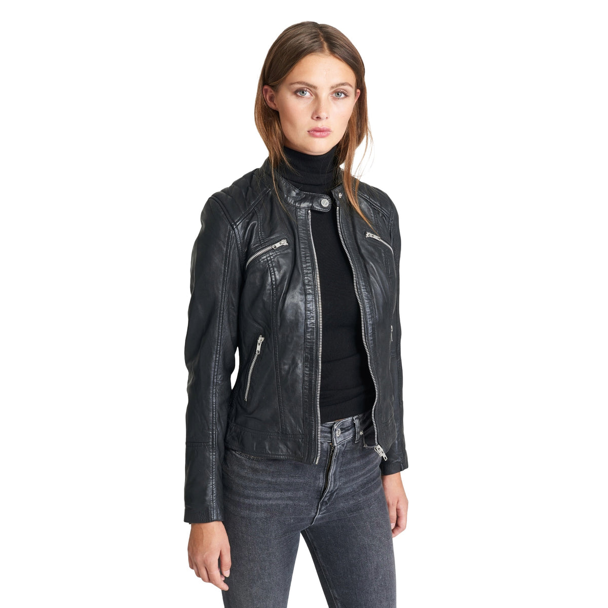 Vision Skin Jacket RockandBlue Vision Jacket Dam skinnjacka black – in VOGUE